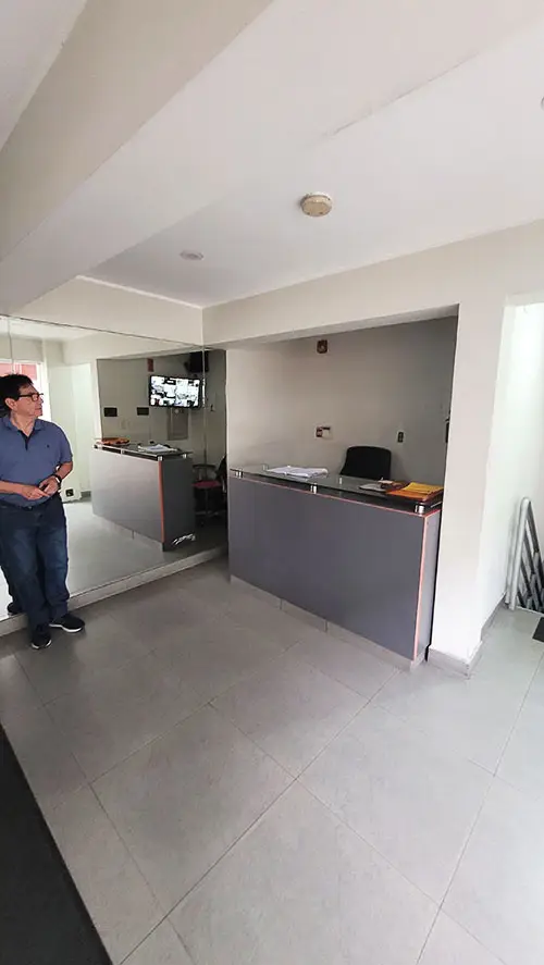 Recepcion del edificio