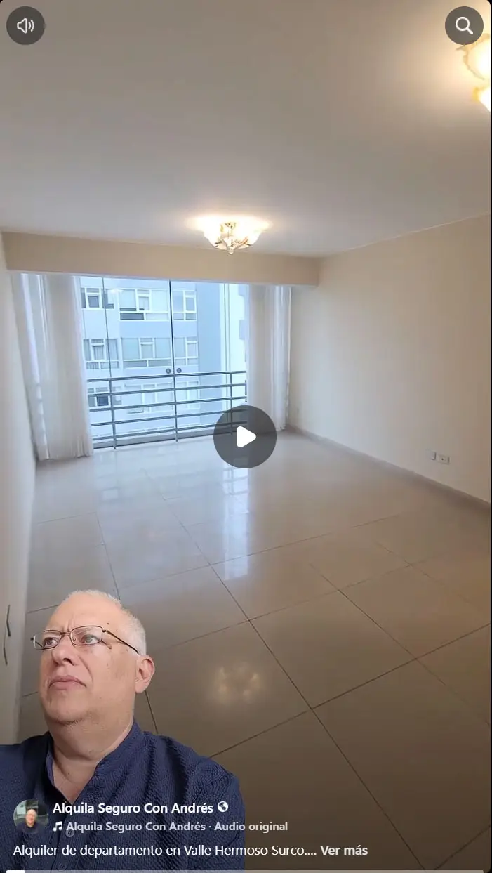 alquiler departamento valle hermoso Surco - video