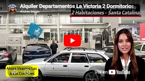 video del departamento en alquiler de Santa Catalina