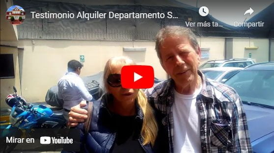Testimonio de Ana María Montiel de alquiler de departamento en San Borja