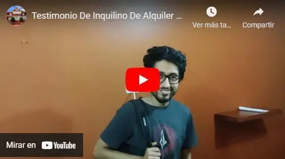 Testimonio de Andres Del alquiler de departamento en la Cruceta