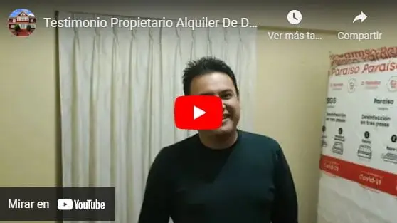 Testimonio de David de alquiler de su departamento en condominio libertadores de Surco