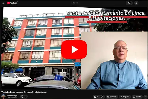 Video del departamento en venta en Lince