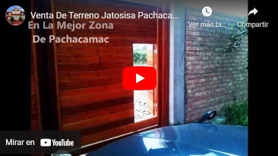Video De La Venta De Terrenos En Jatosisa Pachacamac