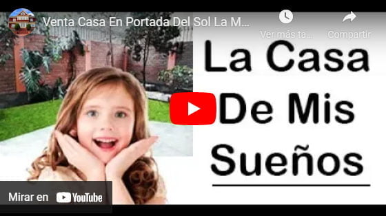 casas en venta Portada del Sol La Molina - video