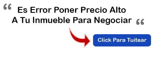 Poner En Precio Elevado A Tu Inmueble - twitter